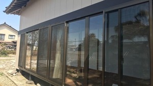 鶴岡市 Y様宅掃出水切り取付工事